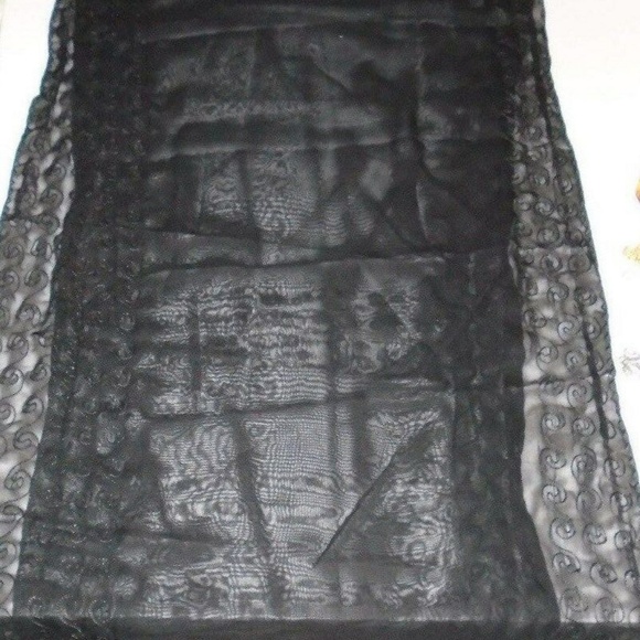 Vintage embroidered soft scarf/wrap/cover-up